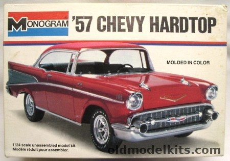 Monogram 1/24 1957 Chevrolet Bel Air Sport Coupe Stock or Custom, 2225 plastic model kit